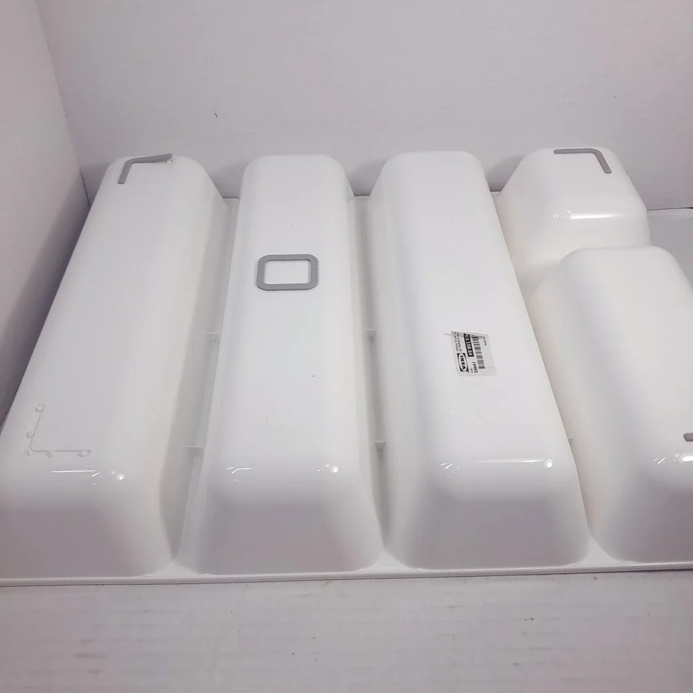 IKEA VARIERA Kitchen Utensil Flatware Tray‎ white Plastic Silverware organizer